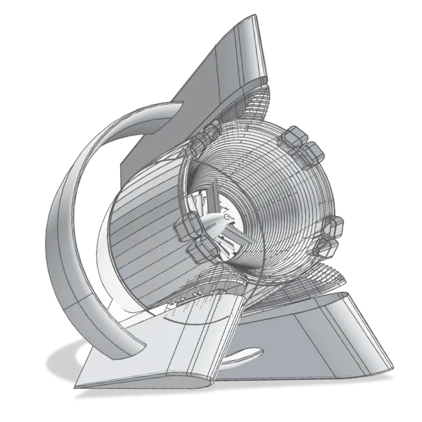 Technische Zeichnung unserer Windturbine