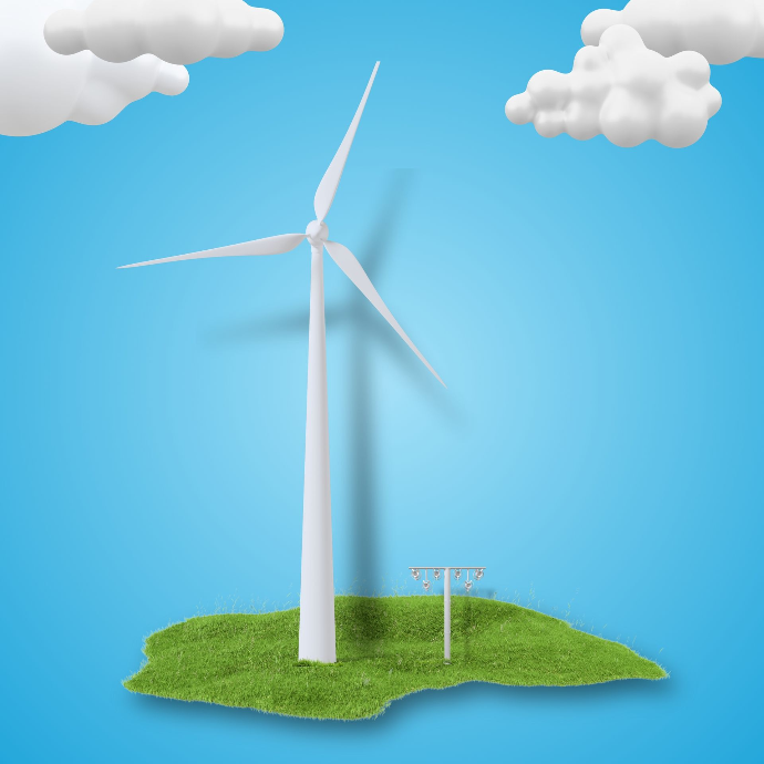 Vergleich: Windrad und Windturbine